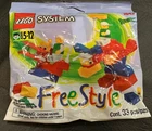 Brand New Lego System Free Style 1847 Vintage Set 33 Pieces