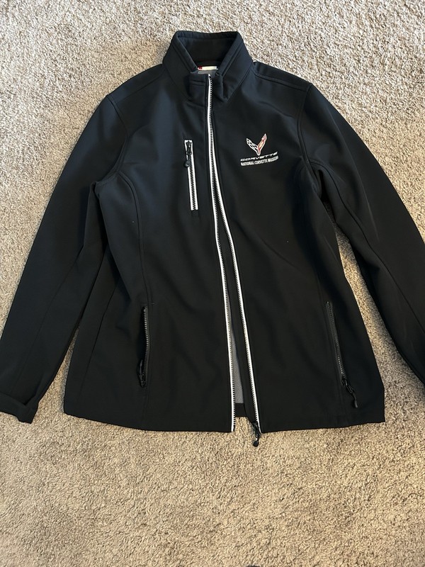 National Corvette Museum Women's Full Zip Clique Jacket Black, Size L