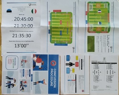 Countdown Line-ups 11.10.2025 Estonia Estland - Italy Italien