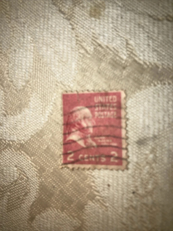 Too Soon, John Adams, United States, Postal Stamp Rare - Image 2 of 2