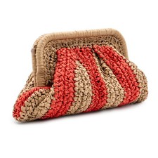 Straw Clutch Purses - Straw Crossbody Bags for Women Woven Purse Beach Handba...