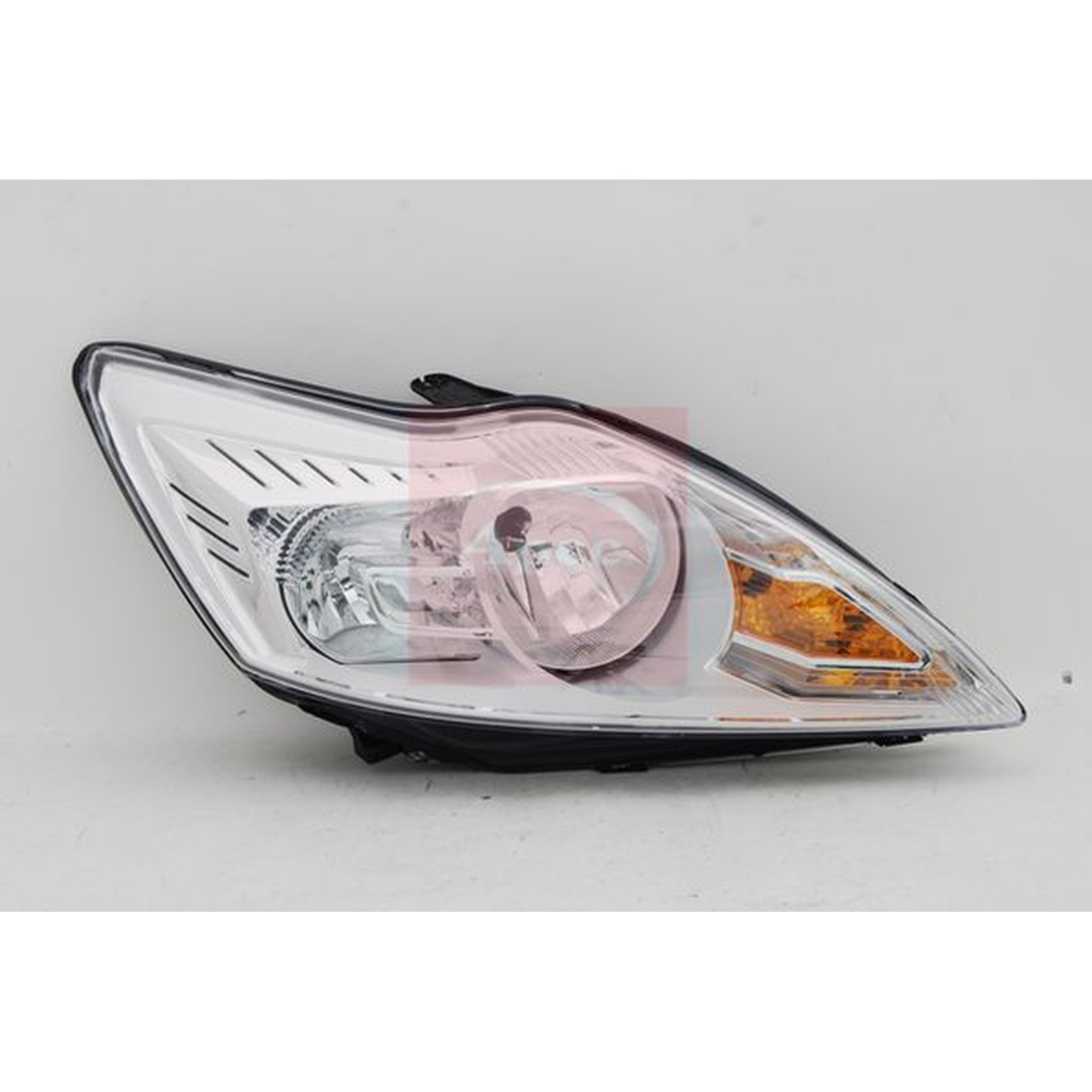 Apec Headlight - H7/H1 Lamp Type - Chrome Housing - ALH2210 - Fits Ford Right