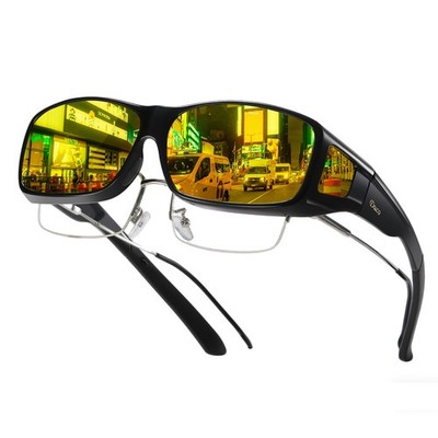 Gafas de sol polarizadas TAC HD para conducción nocturna, gafas antideslumbrante