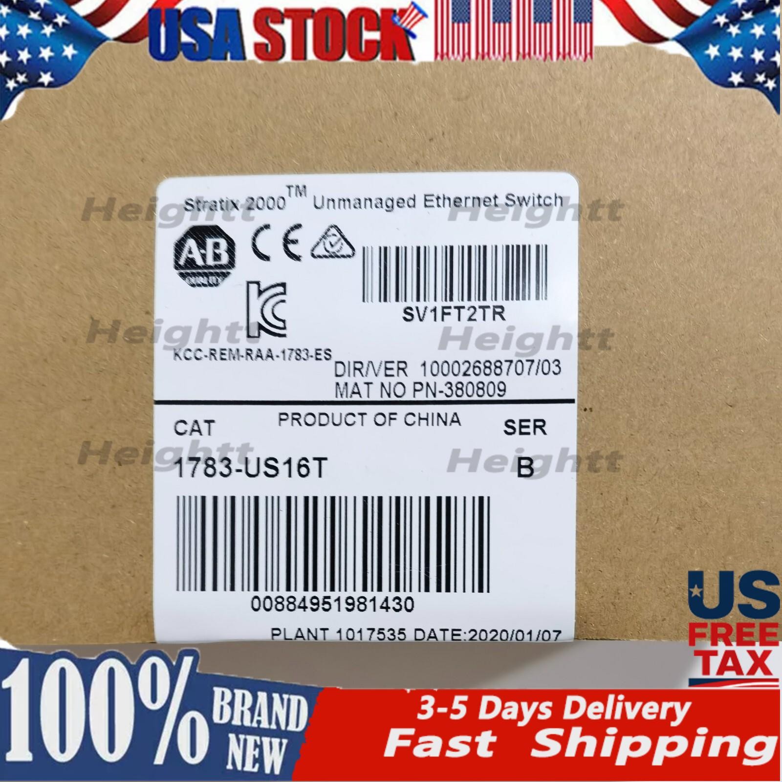 Sealed AB 1783-US16T Stratix 2000 Switch Unmanaged 16Port 1783US16T US Free Tax
