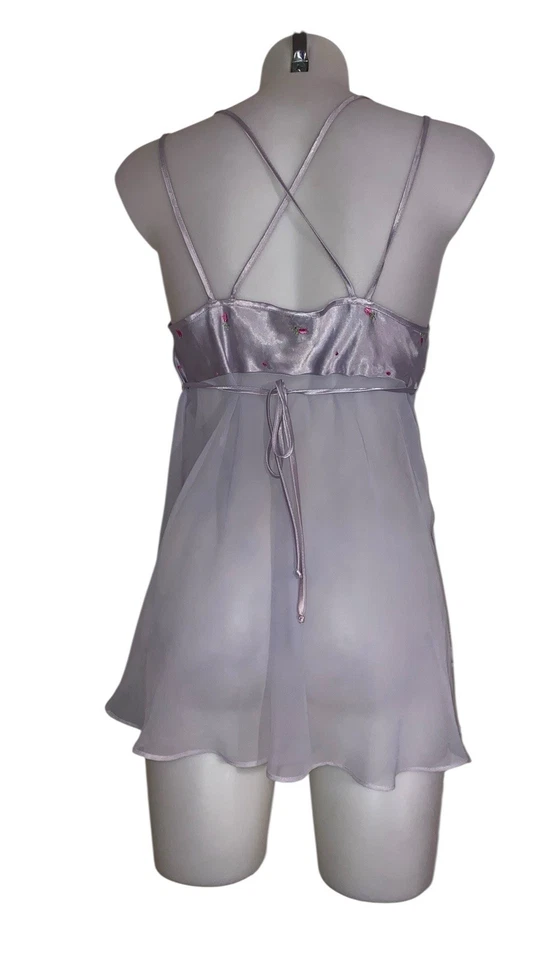 Vestido Babydoll Floral De Colección Años 90 Para Mujer Coqueta Hada Boho Dollete Femenino Sin Mangas S Foto 3 de 4