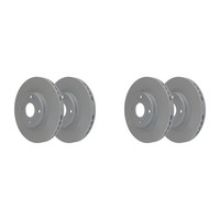 2X ATE Bremsscheiben 258,0Mm BelÜFtet Vorne Passend FüR Mazda 323