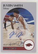 2021-22 Panini Chronicles Draft Picks Hoops Retro 12/199 Justin Smith Auto 0q0