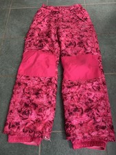 Girls Kids Fuschia Pink Champion Snow Pants Size Large 10-12 