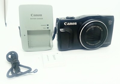 [Near Mint/charer] Canon PowerShot SX700 HS Digital Camera 16.1MP 30x Zoom Black