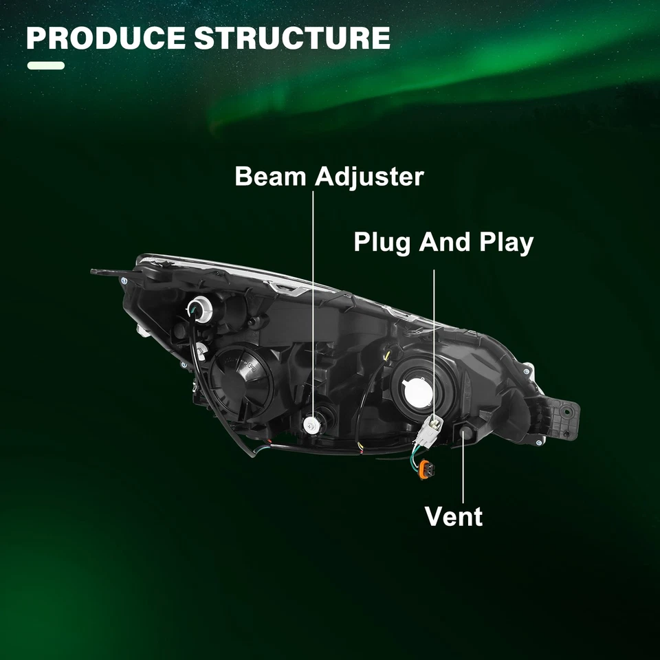 Conjunto de faros proyectores L+R para Subaru Outback Legacy 2010-2014 Foto 4 de 4