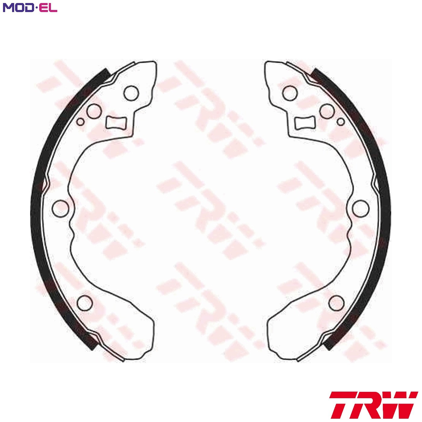 BRAKE SHOE SET GS8692 FOR KIA MENTOR/SHUMA T8/TED 1.8L 4cyl SHUMA