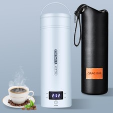 Travel Electric Kettle Portable Small Mini Tea Coffee Kettle Water Boiler, Water