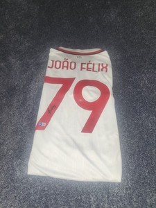 Joao Felix Hand Signed  AC Milan Puma Soccer Jersey  / Beckett  - COA