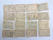 16 Antique 1929 Pharmacy Medical Rx Paper Prescription Hand-Written Some Dated C