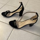 Ankis Black Heels Size 9.5M for Women Open Toe Ankle Strap High Heel Shoe  — photo 1