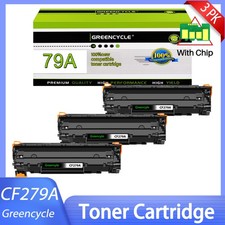 3Pack Black CF279A 79A Toner Cartridge for HP Laser LaserJet Pro MFP M26a M26nw