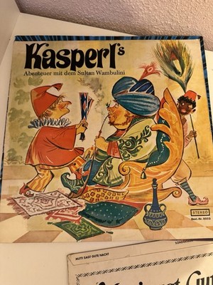 Kasperls Abenteuer Mit Sultan Wambulini LP Vinyl Hörbuch Platte