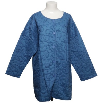 Gudrun Sjödén, Jacke, Damen, Größe: XL, Blau/Grün, Blumen #lrg