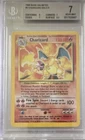 Pokémon Charizard 4/102 Base Set Unlimited Holo Beckett 7 English 1999