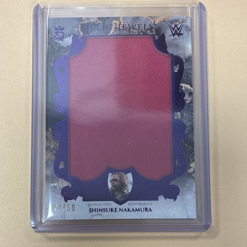 2025 Topps Royalty WWE Shinsuke Nakamura Relic Jewels Purple #/50