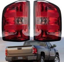 Tail Light Assembly Compatible With 2007-2013 Chevy Silverado 1500 2500HD 3500..