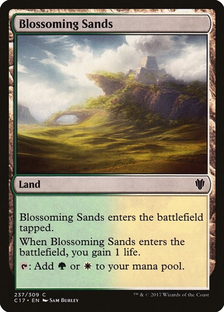 Blossoming Sands Commander 2017 MTG 237 LP