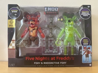 Five Nights at Freddy's Jazwares FNAF Endo Series Radioactive Foxy Set - New