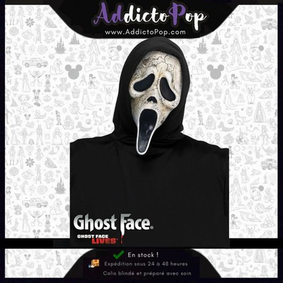 Deluxe Ghost Face  Aged Mask - Scream Old Mask (Halloween) - Official F