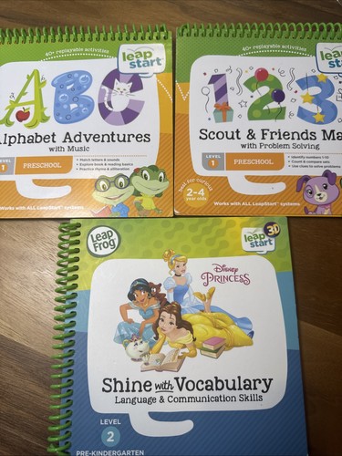 3 LeapFrog Leap Start Scout & Friends Math And Adventures In Learning 3+ Books - Picture 1 of 2