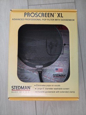 STEDMAN PROSCREEN PS XL METAL MICROPHONE POP FILTER - MADE IN USA!
