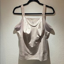 Ruby Ribbon Women's Size 48 Lovely Nude Pink Sleek Shaping Tank Top