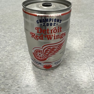 Molson Canadian Detroit Red Wings Champions 2002 Limited Edition Commercial Keg