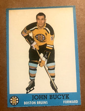 1962-63 TOPPS NHL HOCKEY: #11 JOHN BUCYK, BOSTON BRUINS, NRMT+