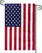 American Flag USA Garden Flag 12 x 18 - Patriotic Double Sided Small Flags for Y