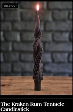 NEW BOXED CANDLE TENTACLE KRAKEN BLACK SPICED RUM SCREAMFEST LEAGUE DARKNESS