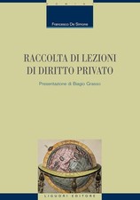 Raccolta di Lezioni di Diritto Privato - De Simone - Liguori Editore 2011