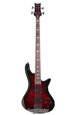 Schecter Stiletto Extreme 4 Bass Guitar - Black Cherry
