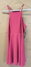NWT LULUS Party / Cocktail Mini Dress Romantic Red Sleeveless Flared ~ Sz. M