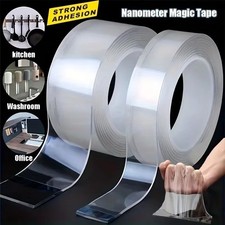 Nano Tape Heavy Duty Double Sided Tape Reusable Strong Adhesive Mounting Tape