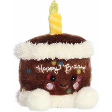 Aurora World Plush - Palm Pals - CHOCO B'DAY CAKE Birthday 5 inch - New
