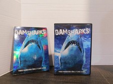 Dam Sharks 2016 DVD w Slipcover Jason London Jessica Blackmore Bull Shark Horror