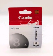 Canon CLI-8BK (0620B002) Black Ink Cartridge Sealed genuine Manufactured