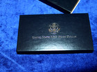 1991 USO Silver Dollar Proof complete with Original Box and Cert of Authenticity — photo 2