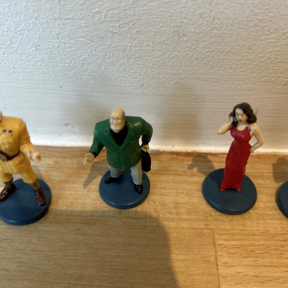 Cluedo 2003 Spare Replacement figures set of 6 detailed painted - Image 3 of 4