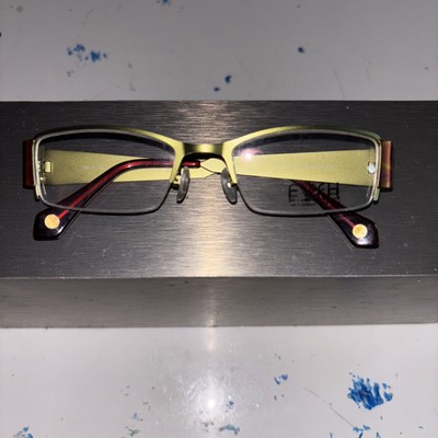FYSH EYEGLASSES FRAMES ONLY GREEN 51/17/135 BRAND NEW!!