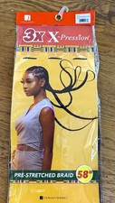 Sensationnel 3X X-Pression Pre-Stretched Braid Hair Extension 58" 1B Black