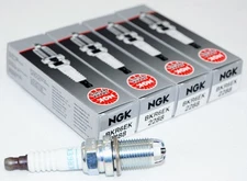 Set of 4 Genuine NGK 2288 BKR6EK Multi-Ground Spark Plugs