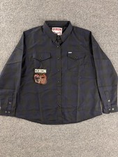 Dixxon Flannel Co. "Midnight" 10 Year Anniversary D-Tech Men's Shirt Size 2X XXL