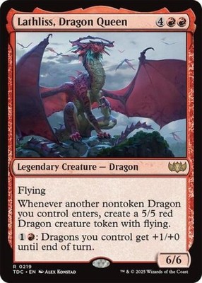 Lathliss, Dragon Queen - Near Mint MTG Commander: Tarkir: Dragonstorm