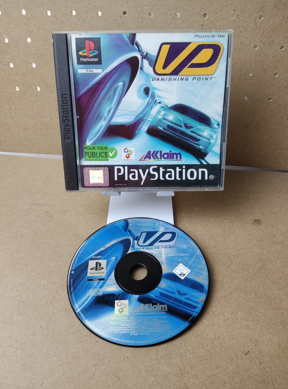 Vanishing Point Ps1 Jeu Jeux Sony Playstation 1